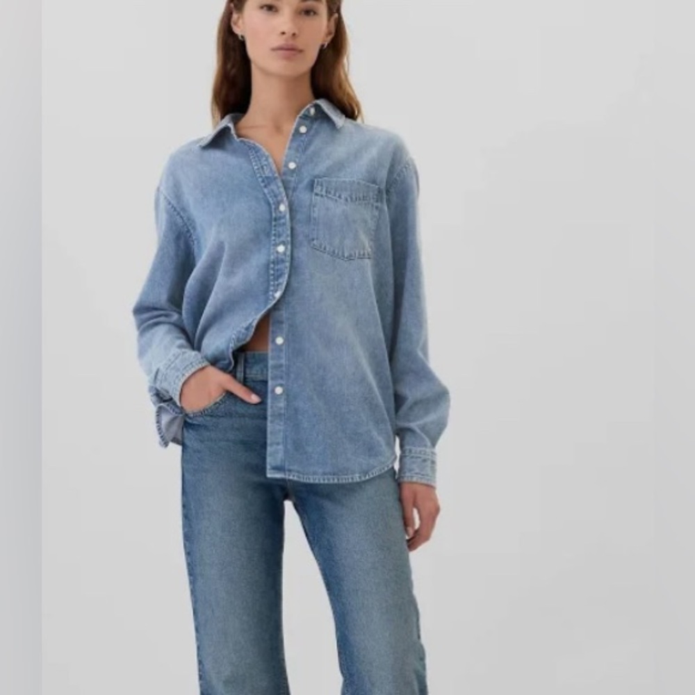 Zara Blue Denim Shirt
